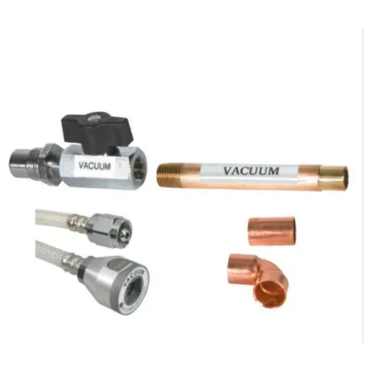 Vacuum Shut-Off Valve and DISS X Puritan Quick Connect Coupler Hose, S300