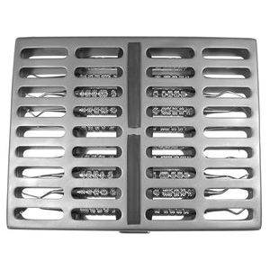 ZC-002 9-Instrument Clam Shell Style Stainless, ZC-002-9