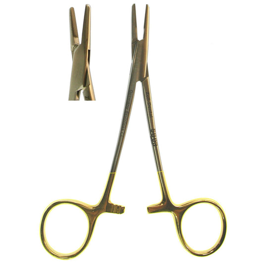 Needle Holder, Halsey Straight Serrated 13cm  (Z-4067)