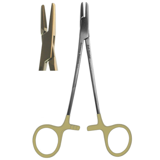 Needle Holder, Hegar-Baumgartner Straight 14cm  (Z-4066)