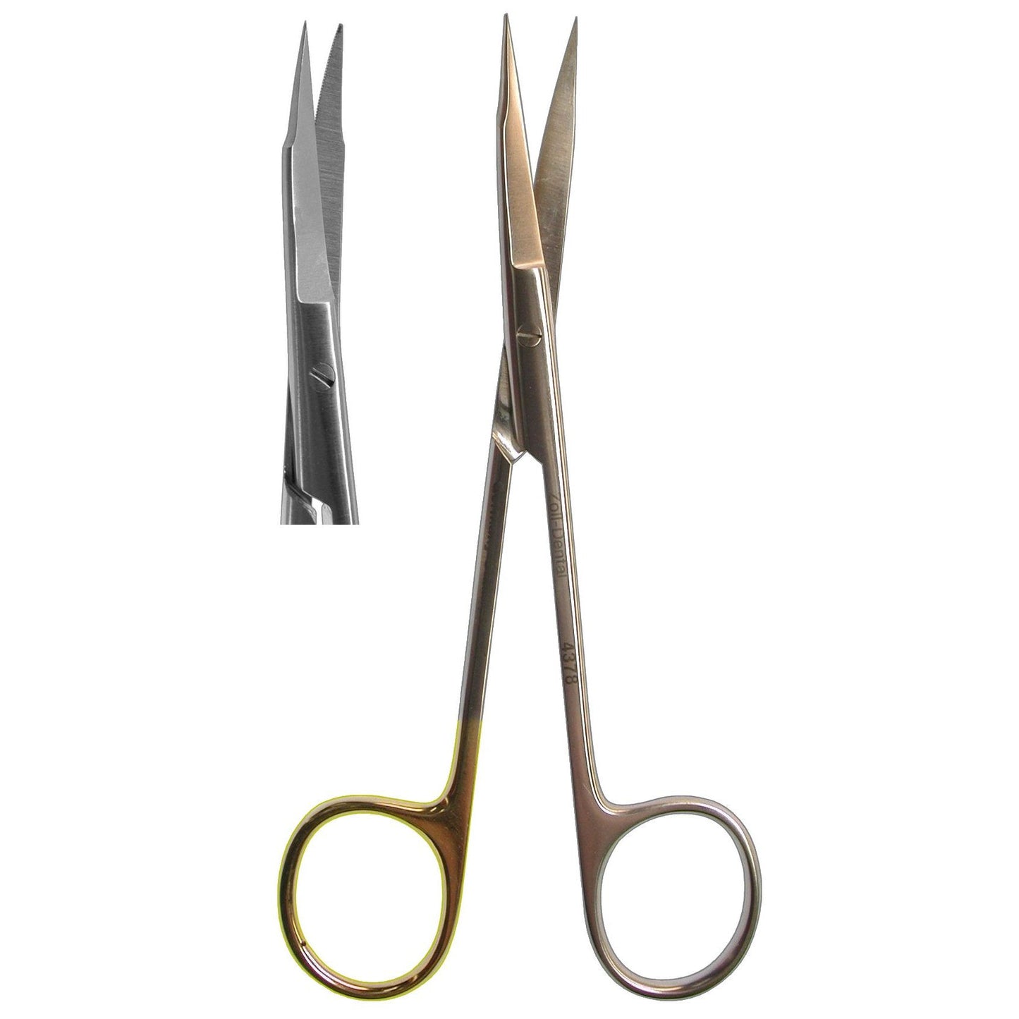 Scissors, Goldman-Fox Curved  12.5cm  (Z-4378)