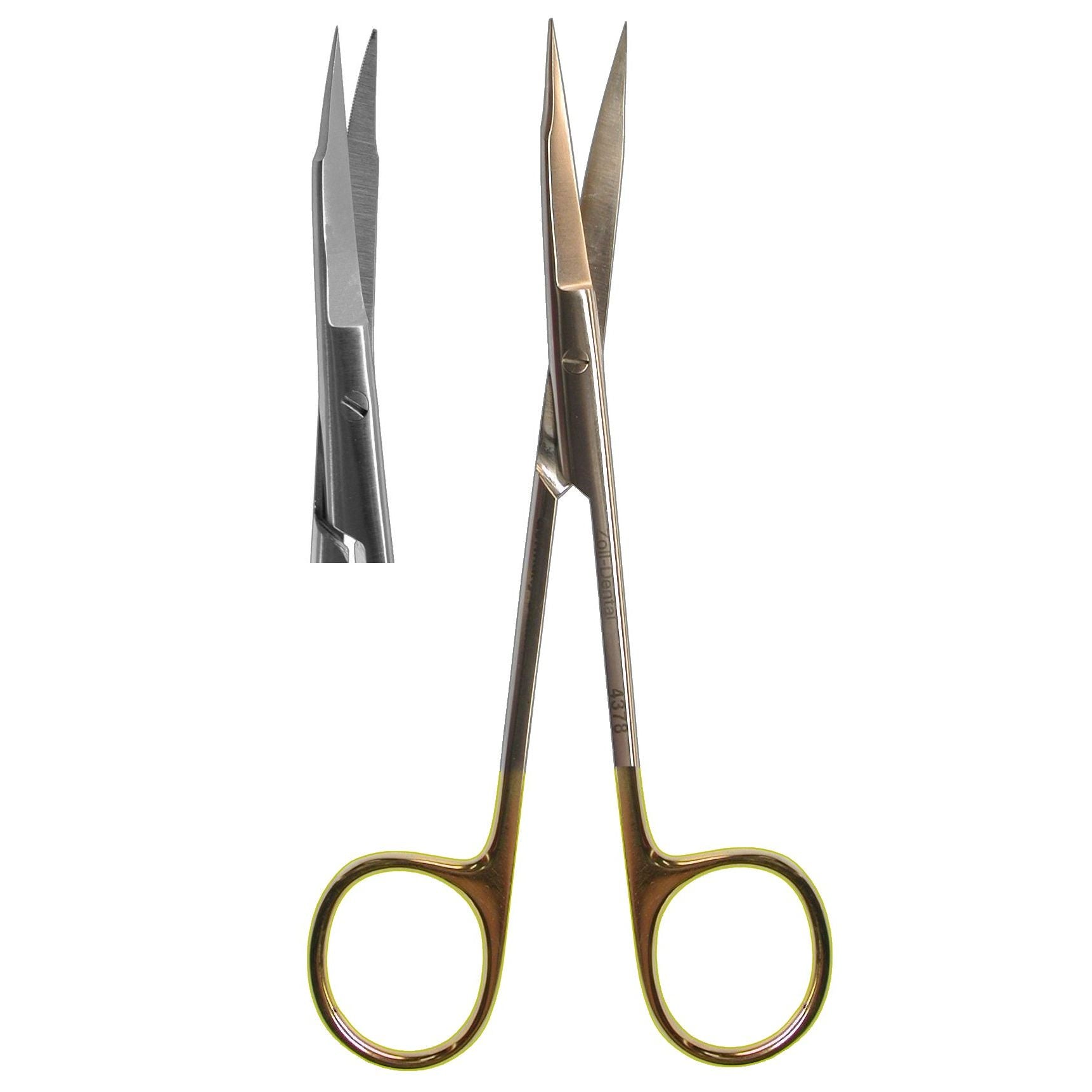 Scissors, Goldman-Fox Curved  12.5cm  (Z-4043)