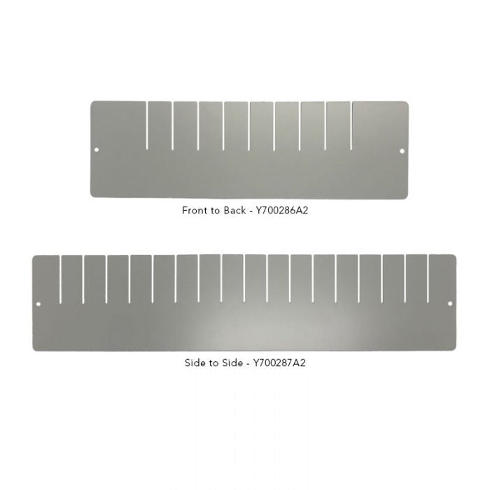 Waterloo Divider set for 6, 9, 12" Aluminum Full-Size Unicart Drawers, DIV-AU6