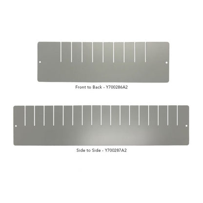Waterloo Divider set for 6, 9, 12" Aluminum Full-Size Unicart Drawers, DIV-AU6