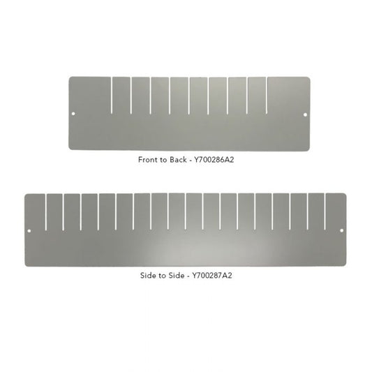 Waterloo Divider set for 6, 9, 12" Aluminum Full-Size Unicart Drawers, DIV-AU6