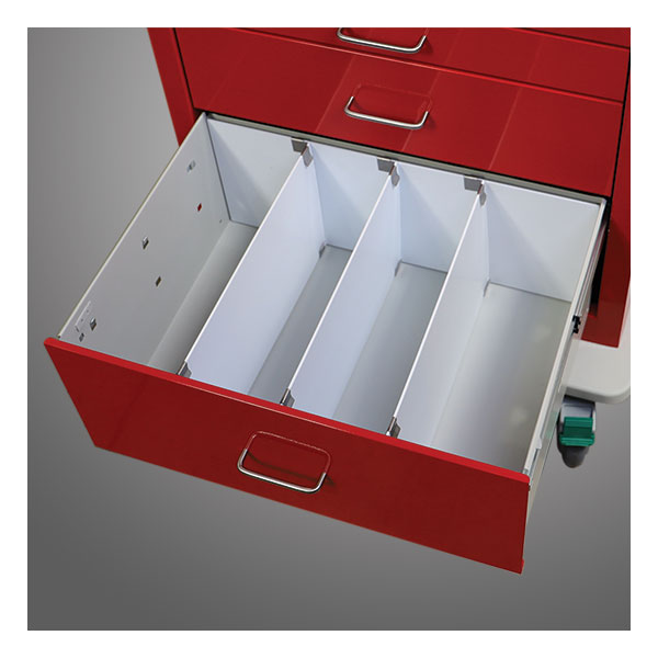 Waterloo Front to back dividers for 9" Drawer for Steel Unicarts, DIV-UC9