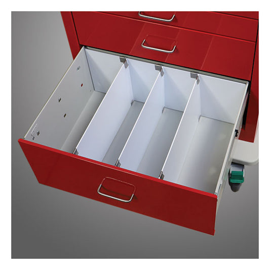 Waterloo Front to back dividers for 9" Drawer for Steel Unicarts, DIV-UC9