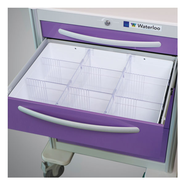 Waterloo Divider Tray with larger sections, 5" Tall, DIVTRAY-STD5