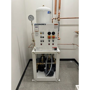 EMSE Duplex 2HP Lubricated Rotary Vane 3Ph Medical Vacuum System, 1DLV2VB30