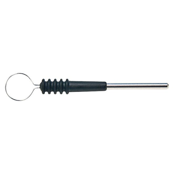 Bovie Loop Electrode, Reusable, Short Shaft, Round, 0.015 wire, 3/8 in tip Part # ES24R