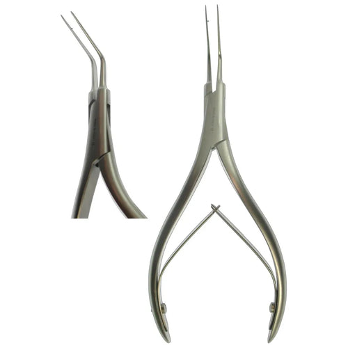Forceps, Angled Splinter/Instrument Retrival (Z-5216)