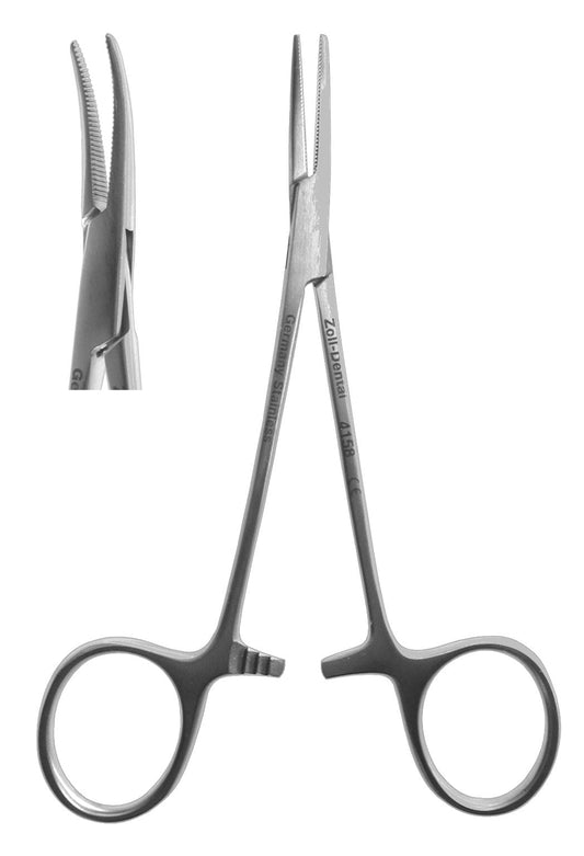 Hemostat, #4 Halsted Curved  12cm/4.75"  (Z-4159)