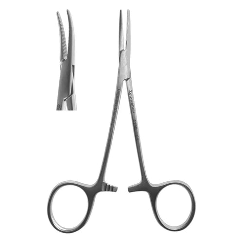 Hemostat, #4 Halsted Curved 12cm/4.75