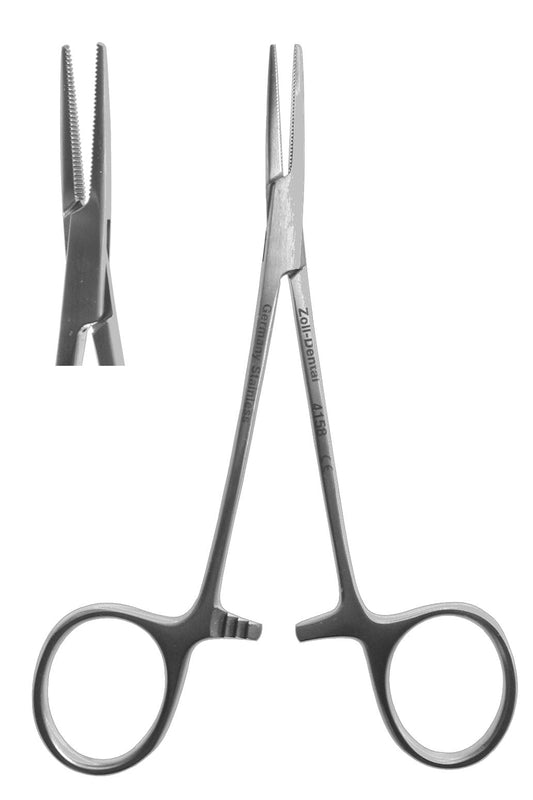 Hemostat, #3 Halsted Straight  12cm/4.75"  (Z-4158)
