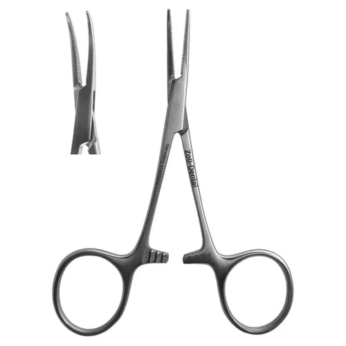 Hemostat, Hartman Curved 10cm/4.00