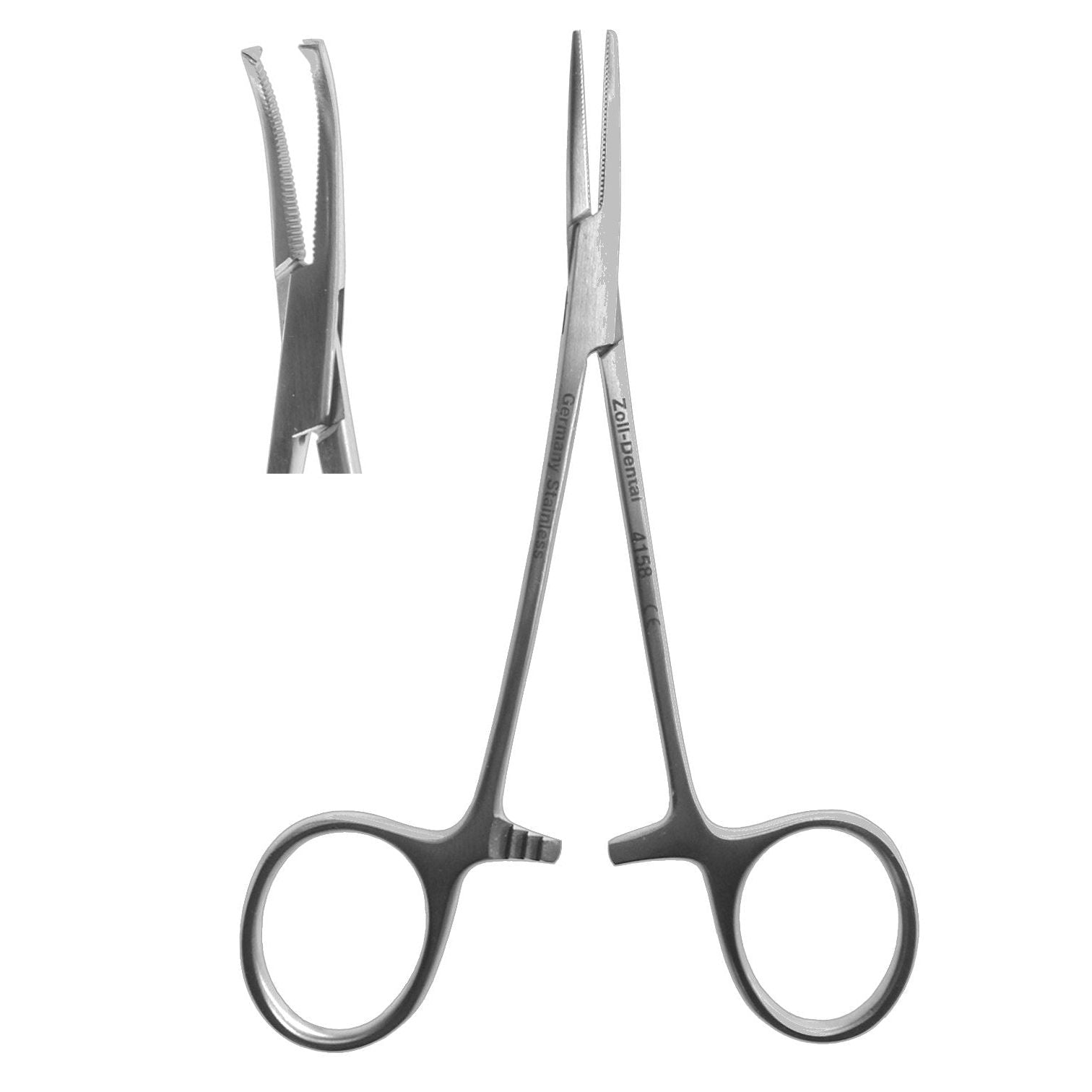 Hemostat, #5 Mosquito 1 X 2 Teeth Curved  12cm/4.75"  (Z-4161)