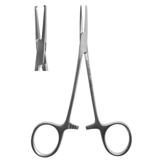 Hemostat, #5 Mosquito 1 X 2 Teeth Straight 12cm/4.75" (Z-4160)