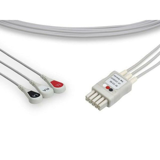 Mindray > Datascope Compatibile 3 Lead ECG Leadwire- 0012-00-1503-06, LDT3-90S0