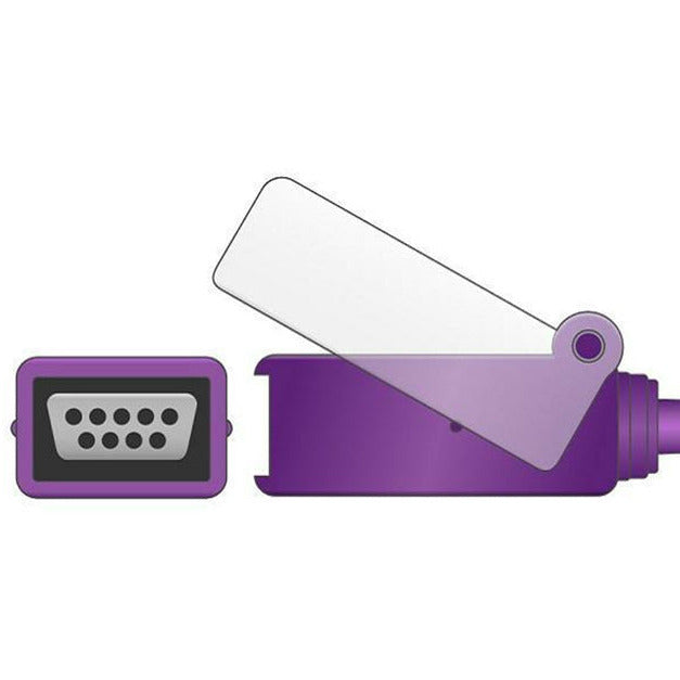Mindray > Datascope Compatible Nellcor OxiMax SPO2 Adapter Cable - 0010-20-42712, E710P-480