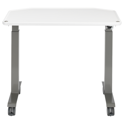 MTI 700 Adjustable Height Mobile Instrument Table — Ultra White Kydex®