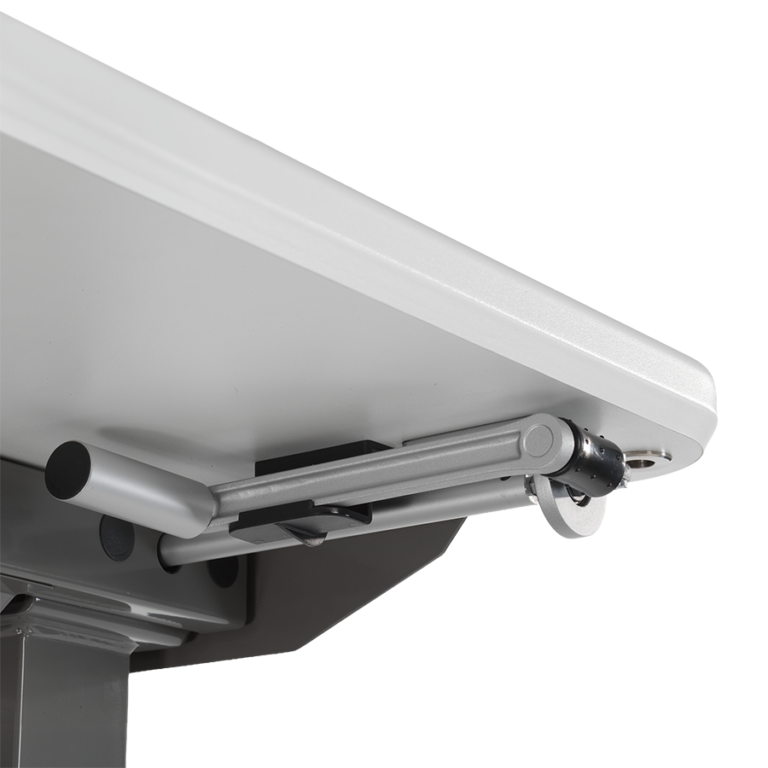 MTI 701 Adjustable Height Mobile Instrument Table — Stainless Steel