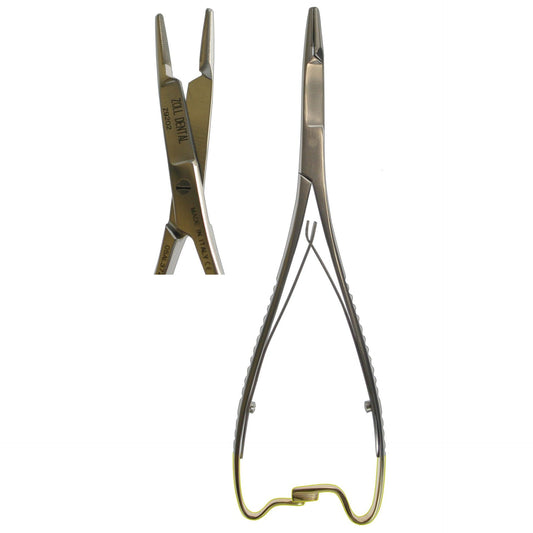 Needle Holder, Mathieu-Olsen-Hegar Straight 17cm  (Z-9202)