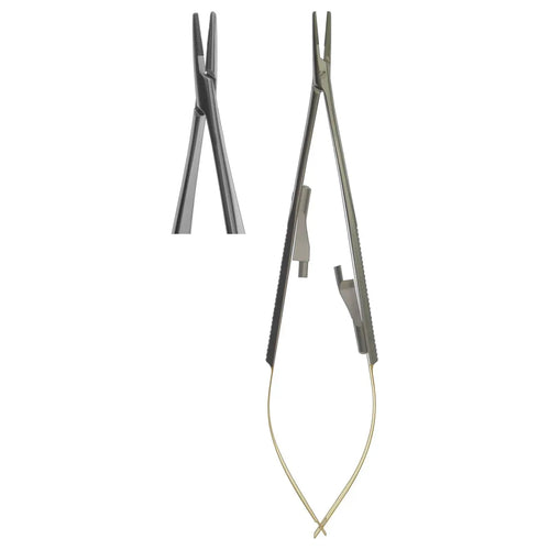 Needle Holder, Castroviejo Flat Body Straight TC 14cm (Z-4061)