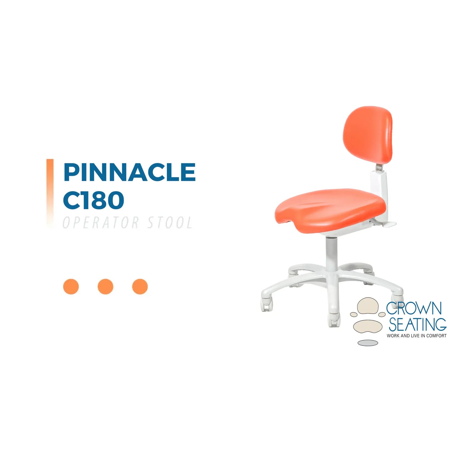 Crown Seating C180D Pinnacle Operator Stool, C180D