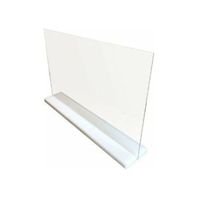 Stand for Acrylic Safety Barriers, Small, White