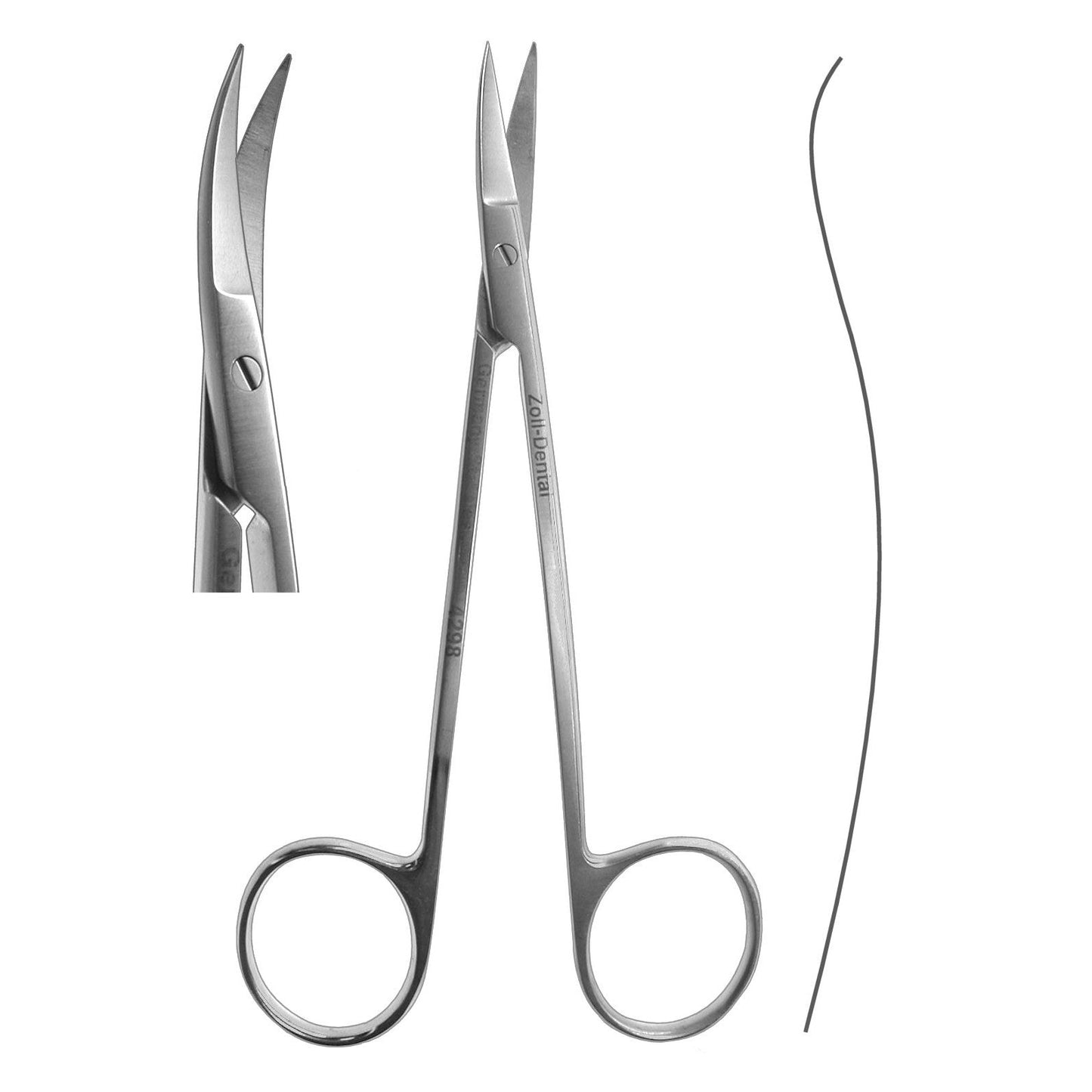 Scissors, LaGrange Double-Curved  11.5cm  (Z-4015)