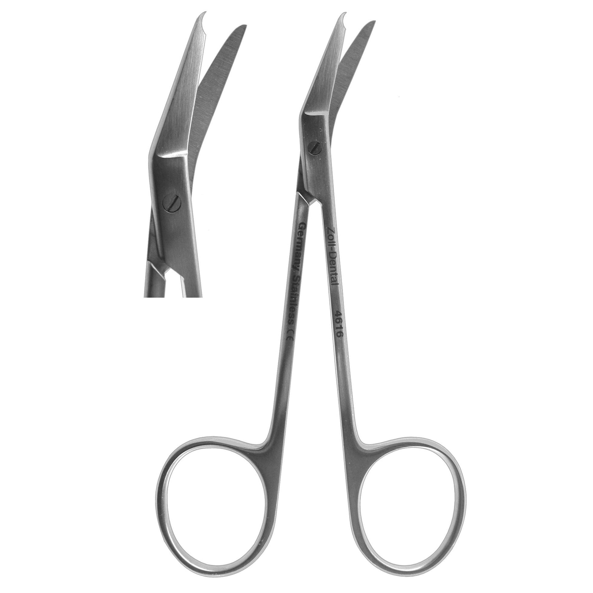 Scissors, Suture Angeld Notched 13cm  (Z-4616)