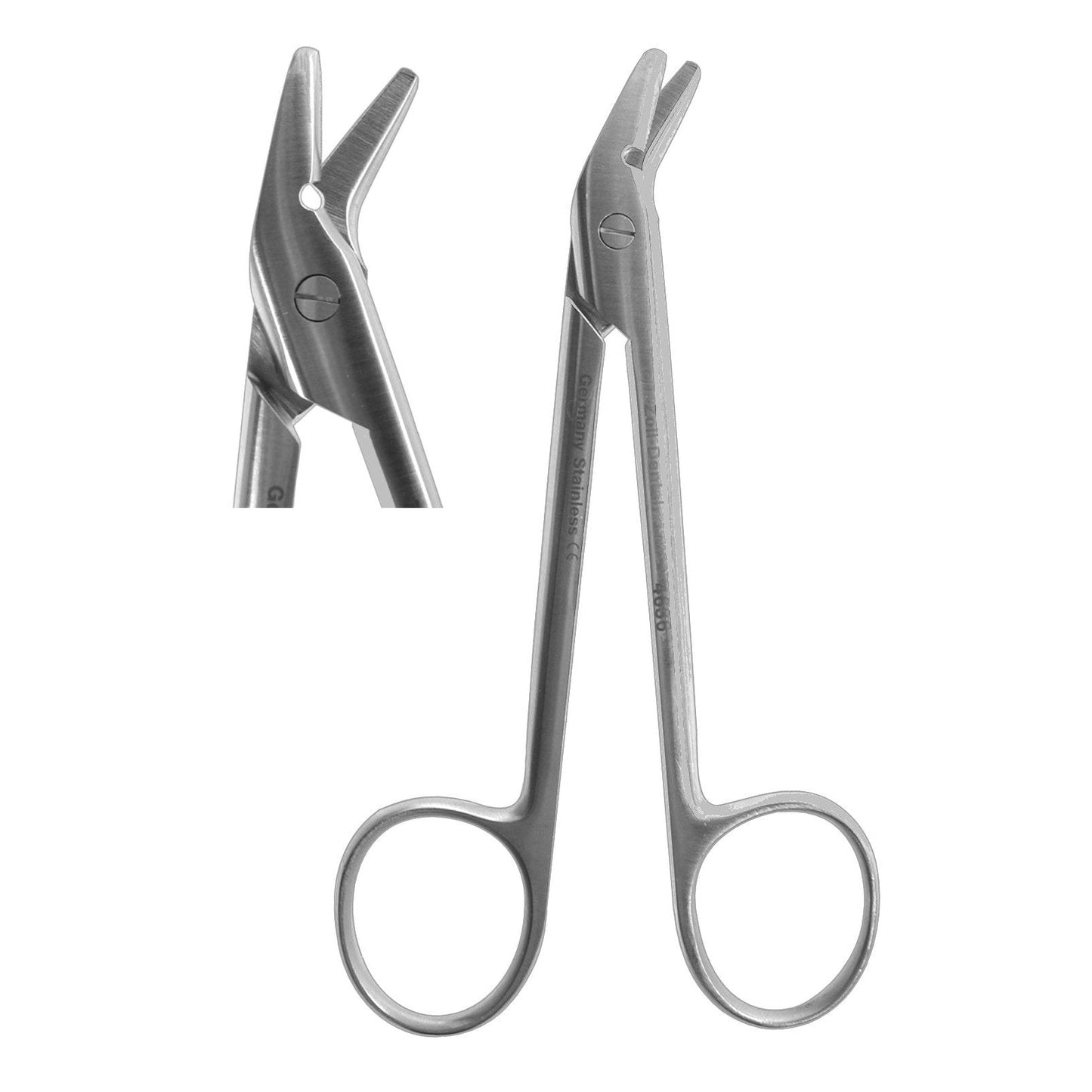 Scissors, Wire-Cutting Notched Angled 12.5cm  (Z-4636)