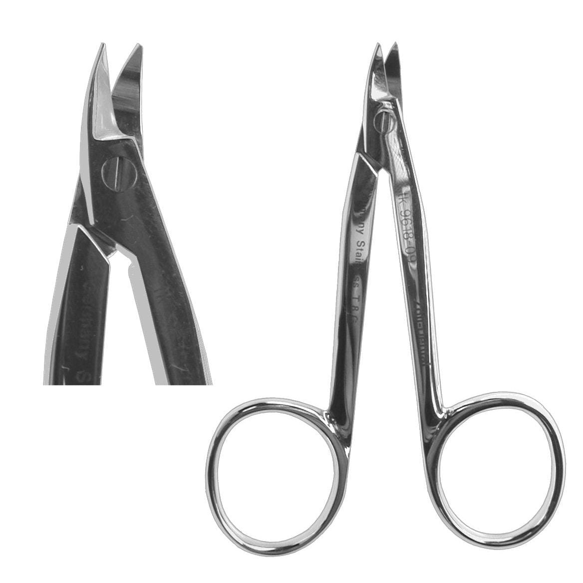 Crown Scissors, Pedo Small Curved 9cm  (Z-9TKP)