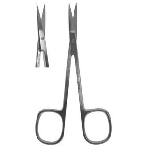 Scissors, Square Ring Straight Iris Tip 12cm (Z-3508)