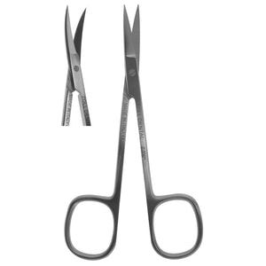 Scissors, Square Ring Curved Iris Tip 12cm (Z-3509)