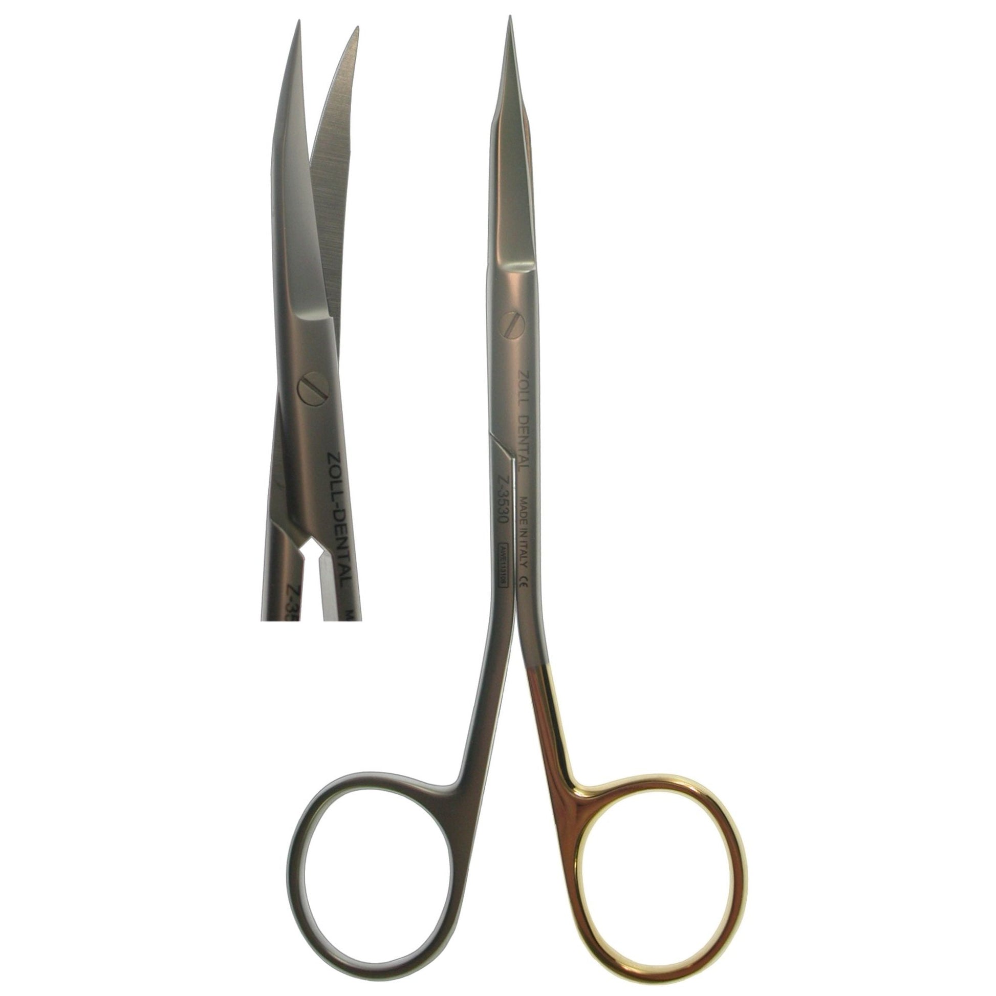 Scissors, GF Curved Super-Cut Comfort Set Rings 13cm  (Z-3531)