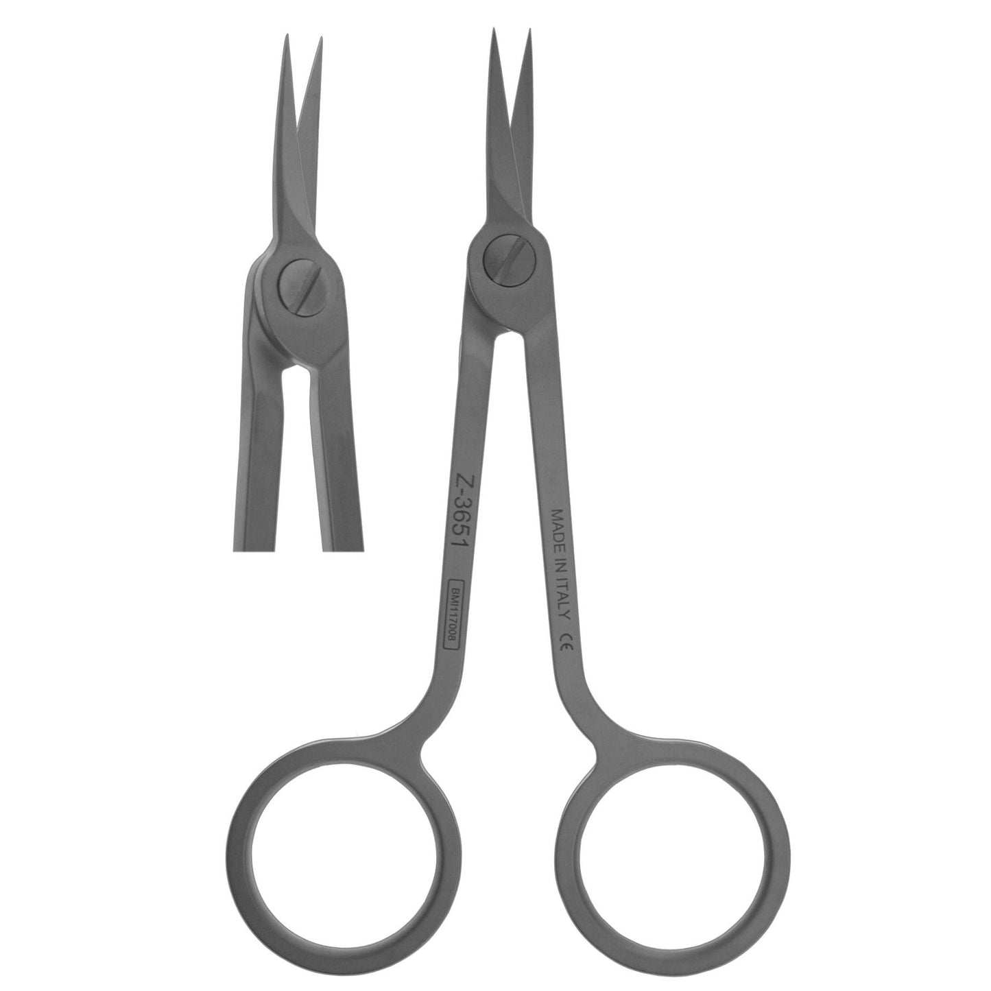 Scissors, Hi-Tech Curved Stainless 11.5cm  (Z-3651)