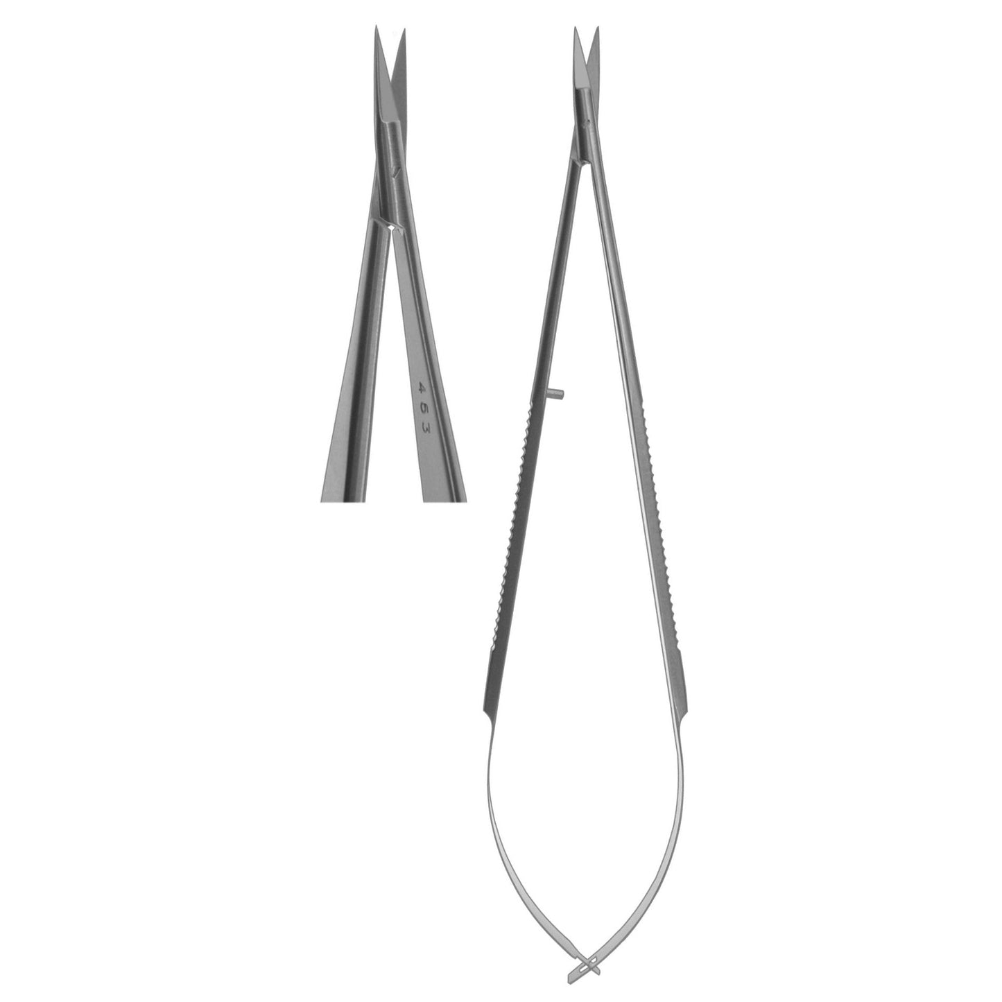 Scissors, Micro Flat Body Straight 15cm  (Z-4628)