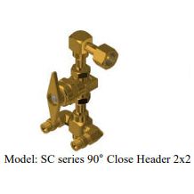 Tri-Tech 90 Deg CO2 Headers, 2X2, SCF320022XXFXX