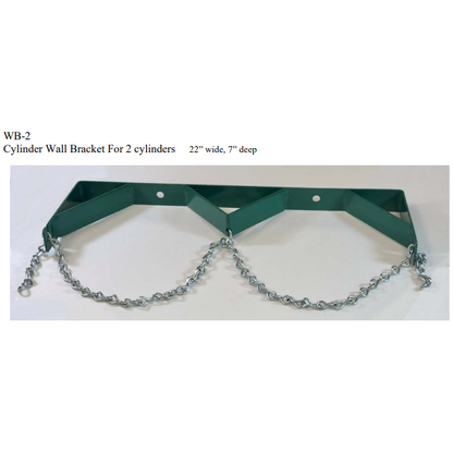 Tri-Tech Wall Bracket for 2 Cylinders, WB-2