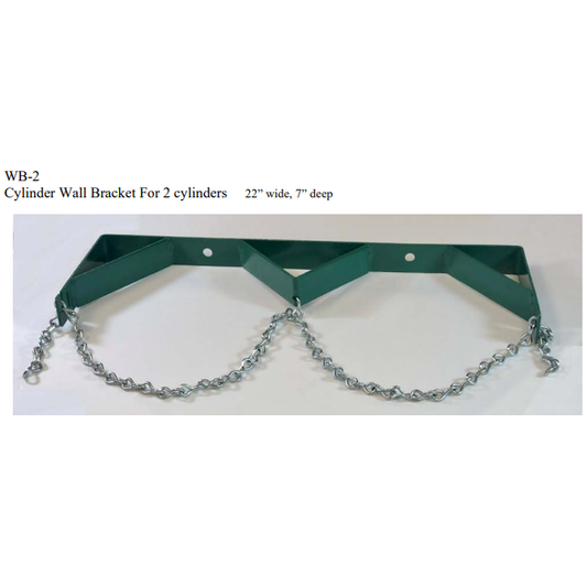 Tri-Tech Wall Bracket for 2 Cylinders, WB-2