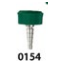 Precision Medical Reusable Medical Tubing Nipple, 0154C