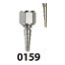 Precision Medical Reusable Medical Tubing Nipple, 0154C