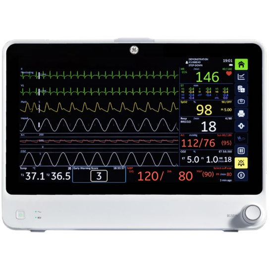 GE B105, B125, and B155 Patient Monitors