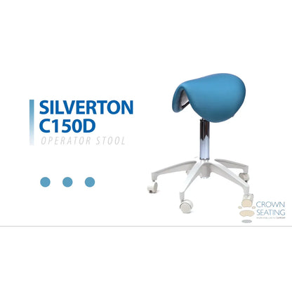 Crown Seating Silverton C150D Perfect Lite Operator Saddle Stool, C150D