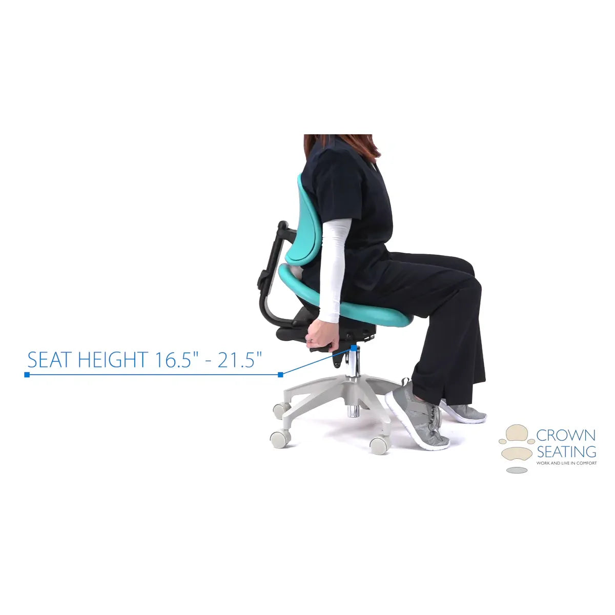 Crown Seating Sterling C85SD Swedish Operator Stool, C85SD