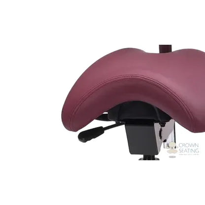 Crown Seating Denver C130DB Saddle Operator Stool with Back, C130DB