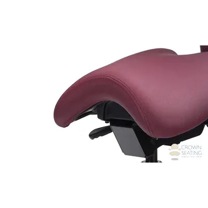 Crown Seating Denver C130DB Saddle Operator Stool with Back, C130DB