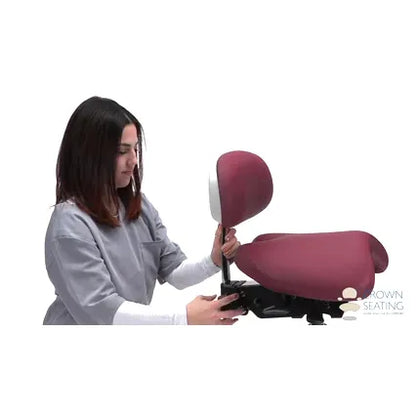 Crown Seating Denver C130DB Saddle Operator Stool with Back, C130DB