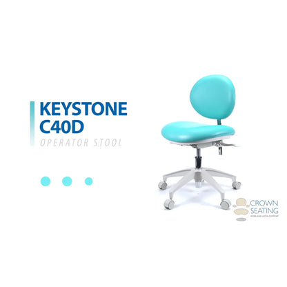 Crown Seating Keystone C40D Operator Stool, C40D
